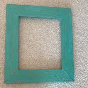 Turquoise Wooden Picture Frame